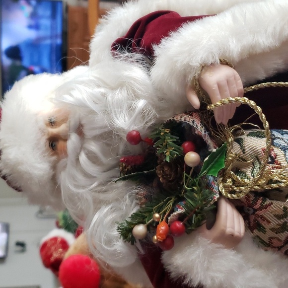 SANTA CLAUS TREE TOP  Are on the TABLE - Picture 9 of 13